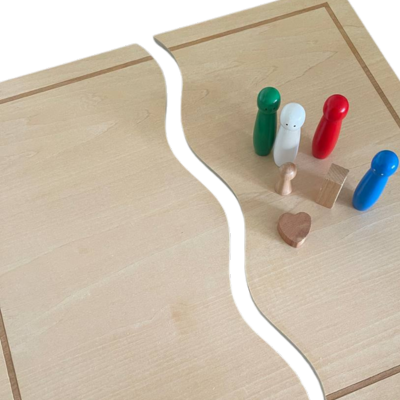 Aufstellungsarbeit mit dem Systembrett